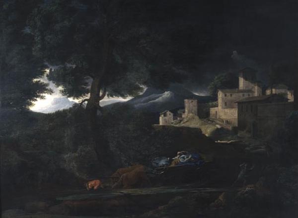 Nicolas Poussin L orage oil painting image